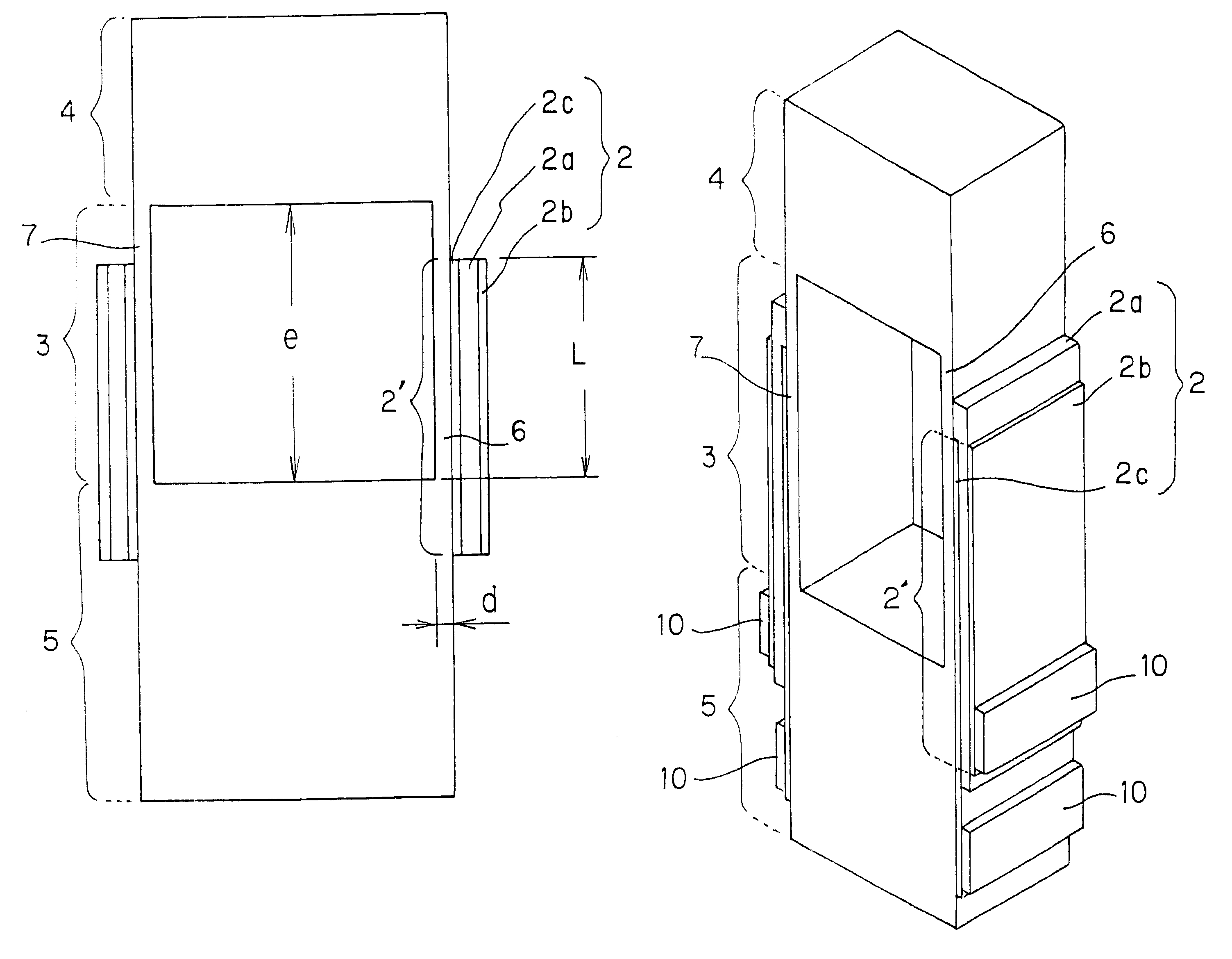 Piezoelectric/electrostrictive device having mutually opposing thin plate portions