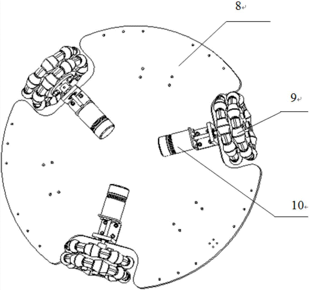 All-direction movable food delivering robot