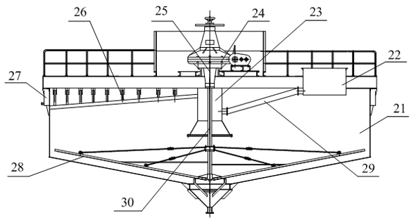 Novel slow-flow efficient thickener