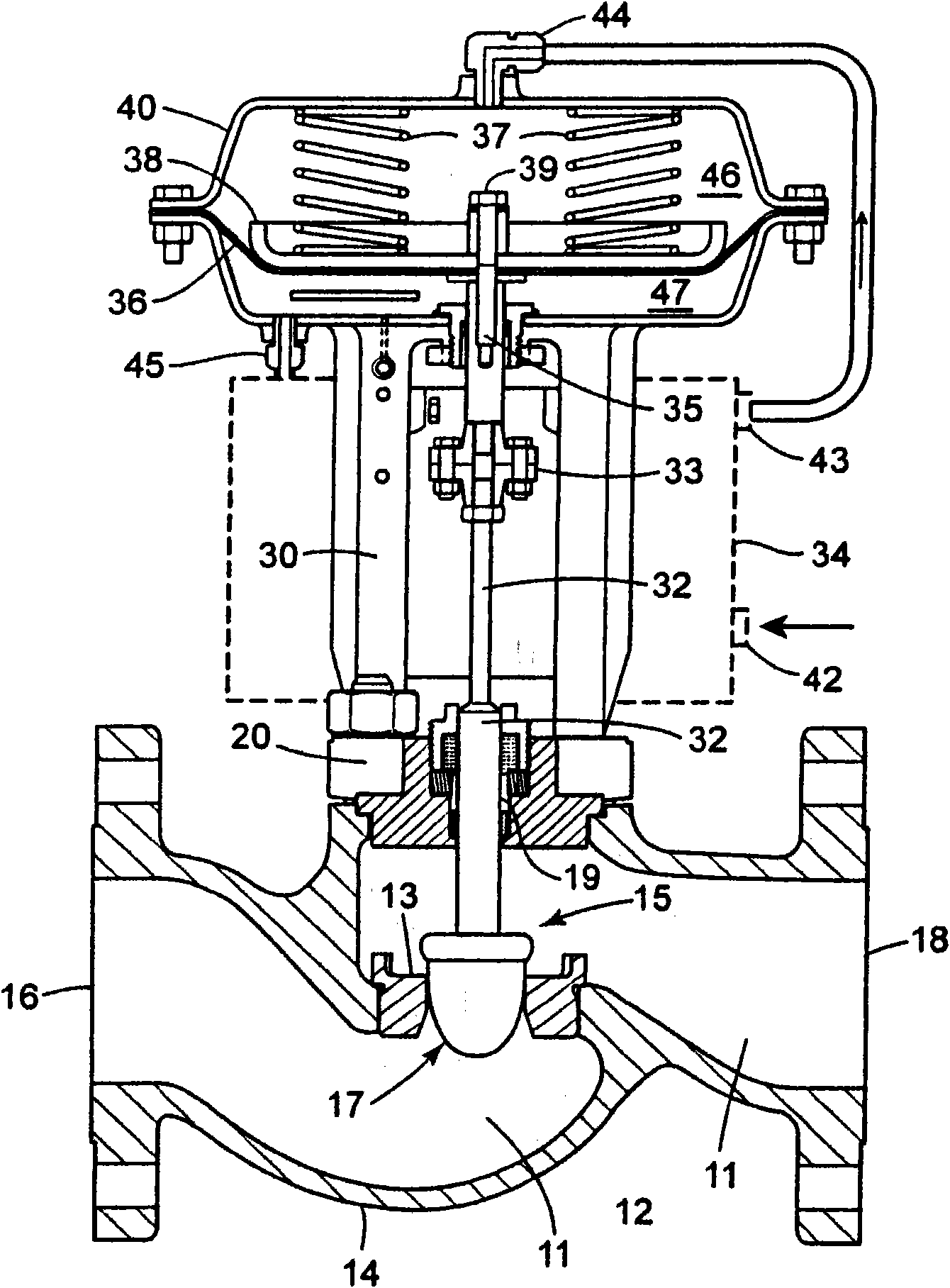 Diagnostic method for detecting control valve component failure