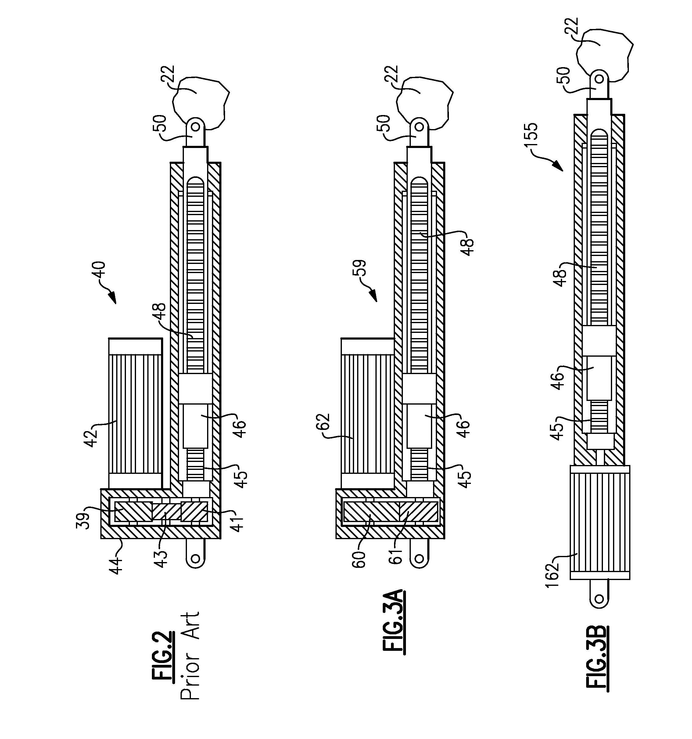 Compact electromechanical actuator