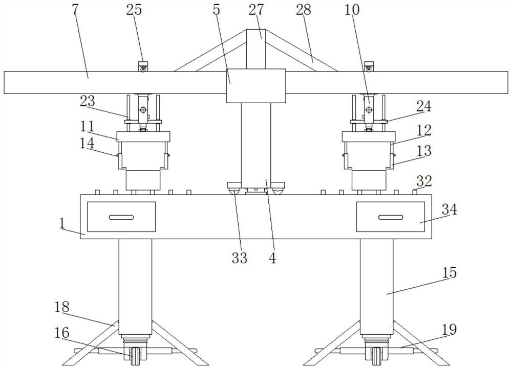 Fast die changing device for building