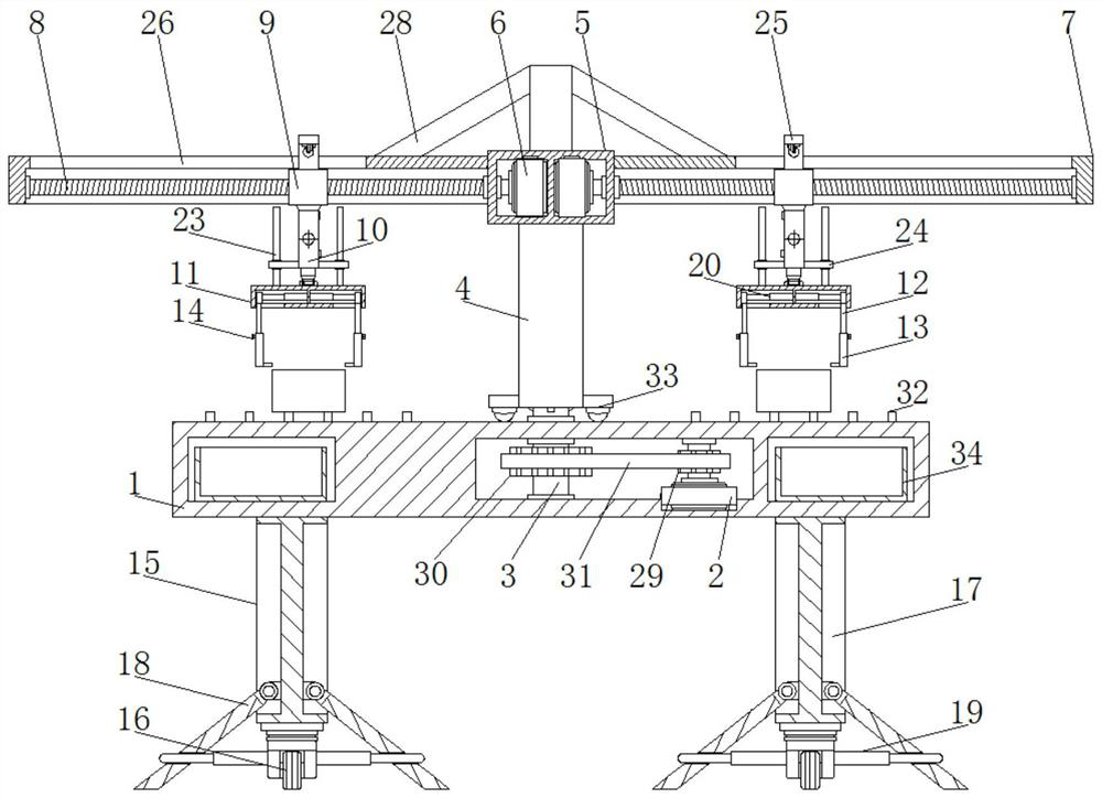 Fast die changing device for building