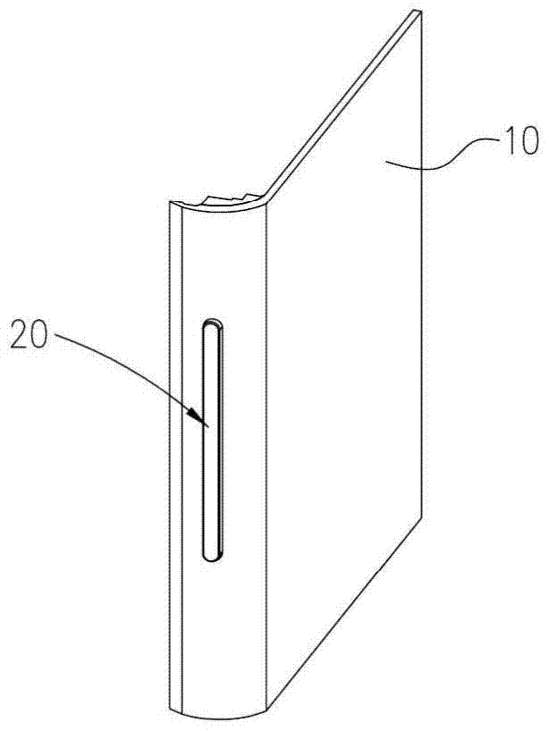 Side button installation structure and electronic equipment