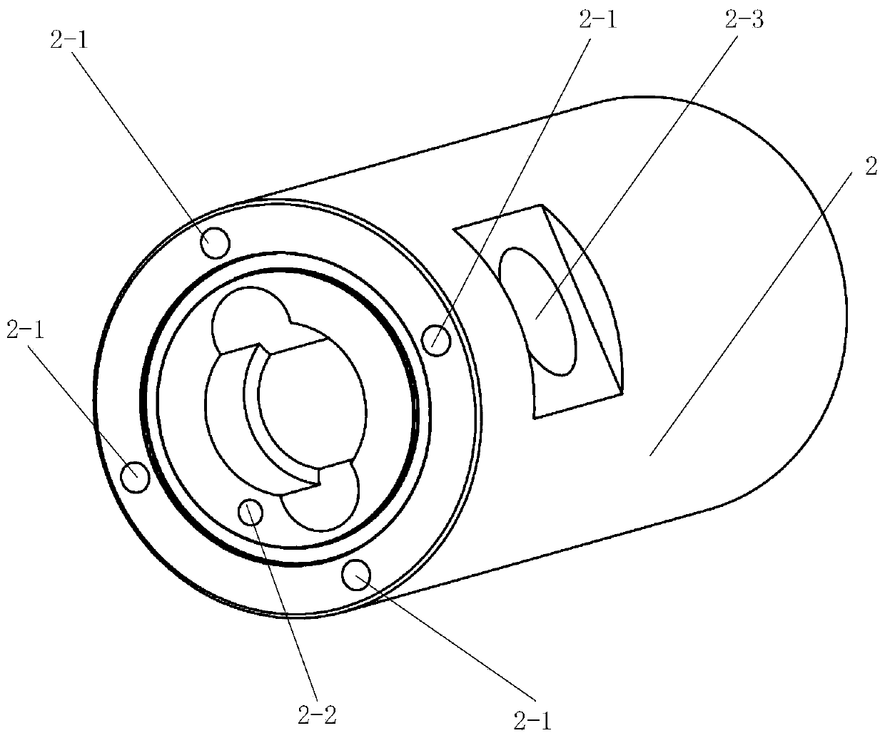 Three-screw labyrinth seal cutting liquid pump