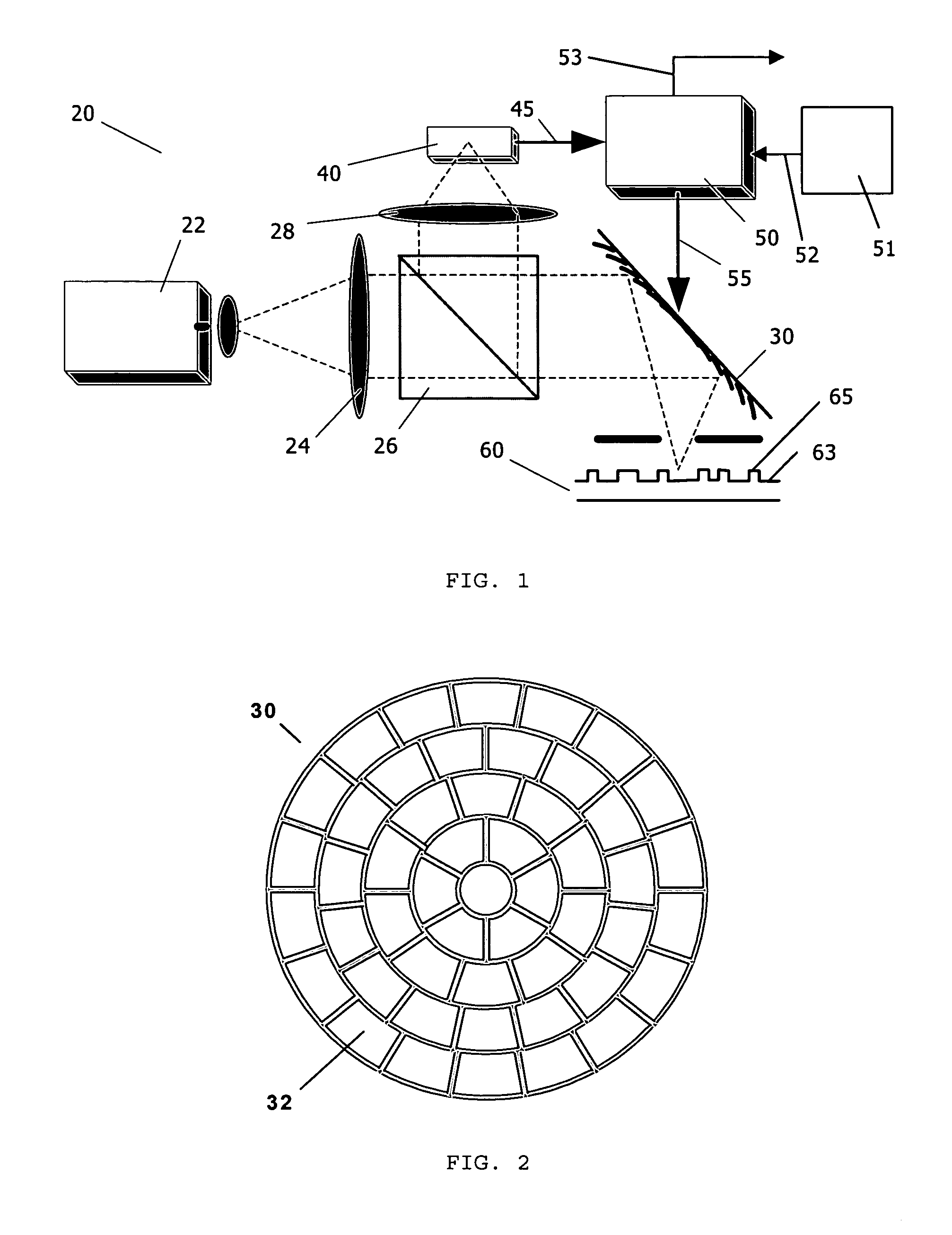 Optical pick-up device using micromirror array lens