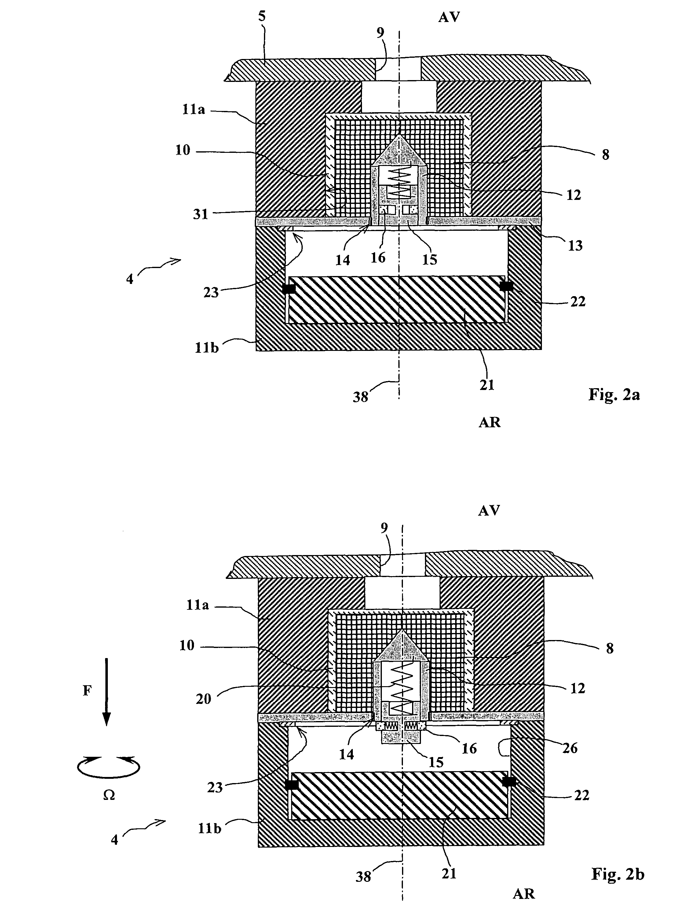 Ammunition firing device incorporating a firing pin