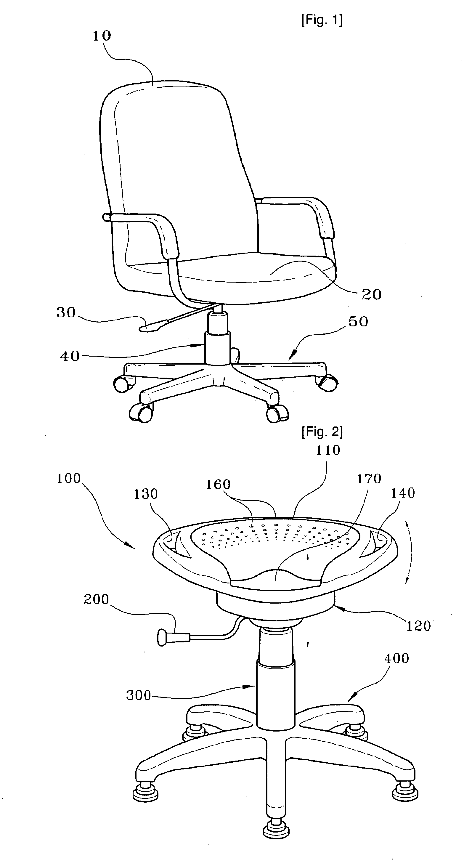 Chair which is used in waist enhancement