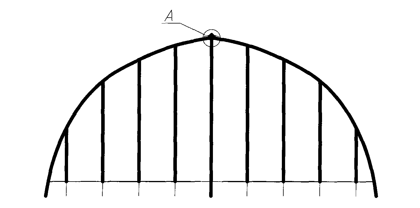 Anti-pneumatic film type fruit tree rainproof facility