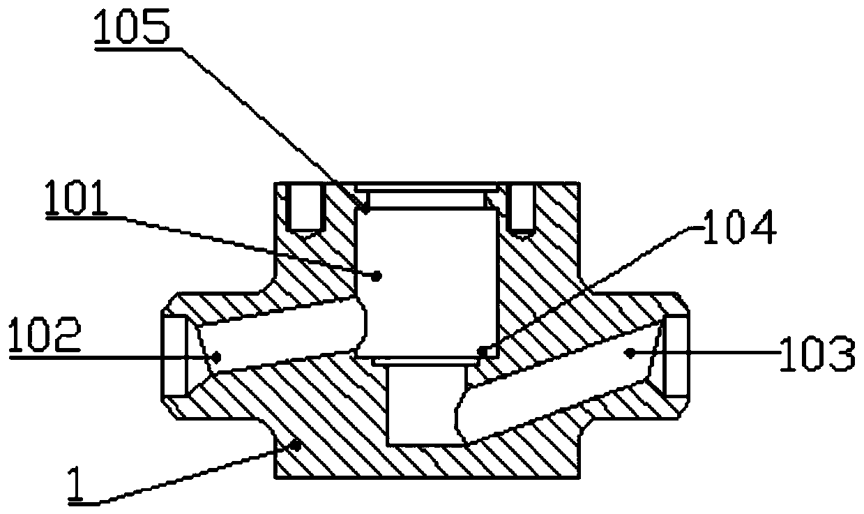 Quick-repair wash-free dual-valve-element shut-off valve convenient to replace