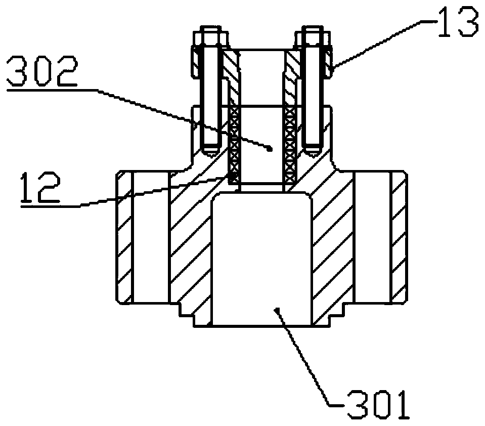 Quick-repair wash-free dual-valve-element shut-off valve convenient to replace