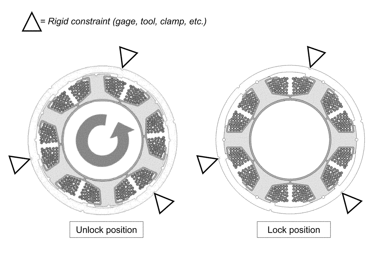 Interlocked stator yoke and star for electric motor