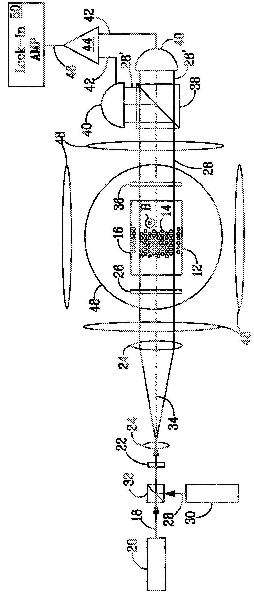 Atomic magnetometer with multiple spatial channels