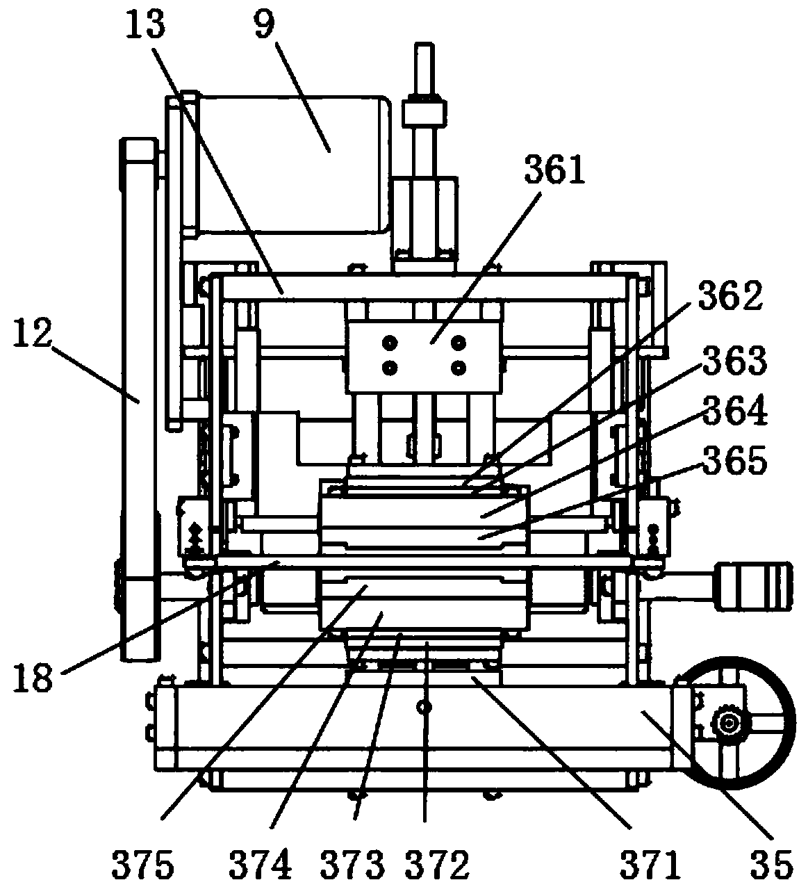 Transverse sheet supplementing device of bag making machine