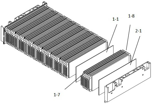 Soft package lithium battery module structure capable of effectively preventing heat diffusion in battery pack