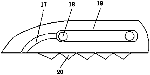 A kind of tooth extraction forceps with small pliers mouth