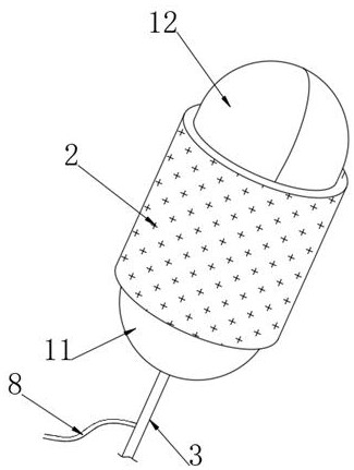 Magnetic expansion type cleaning device for variable-diameter pipeline