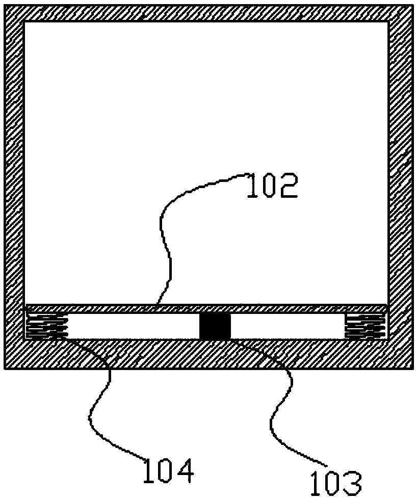 Intelligent logistics terminal system for door of user