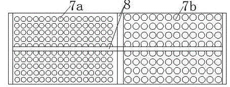 Two-stage rotary screen with firm support and movable roller