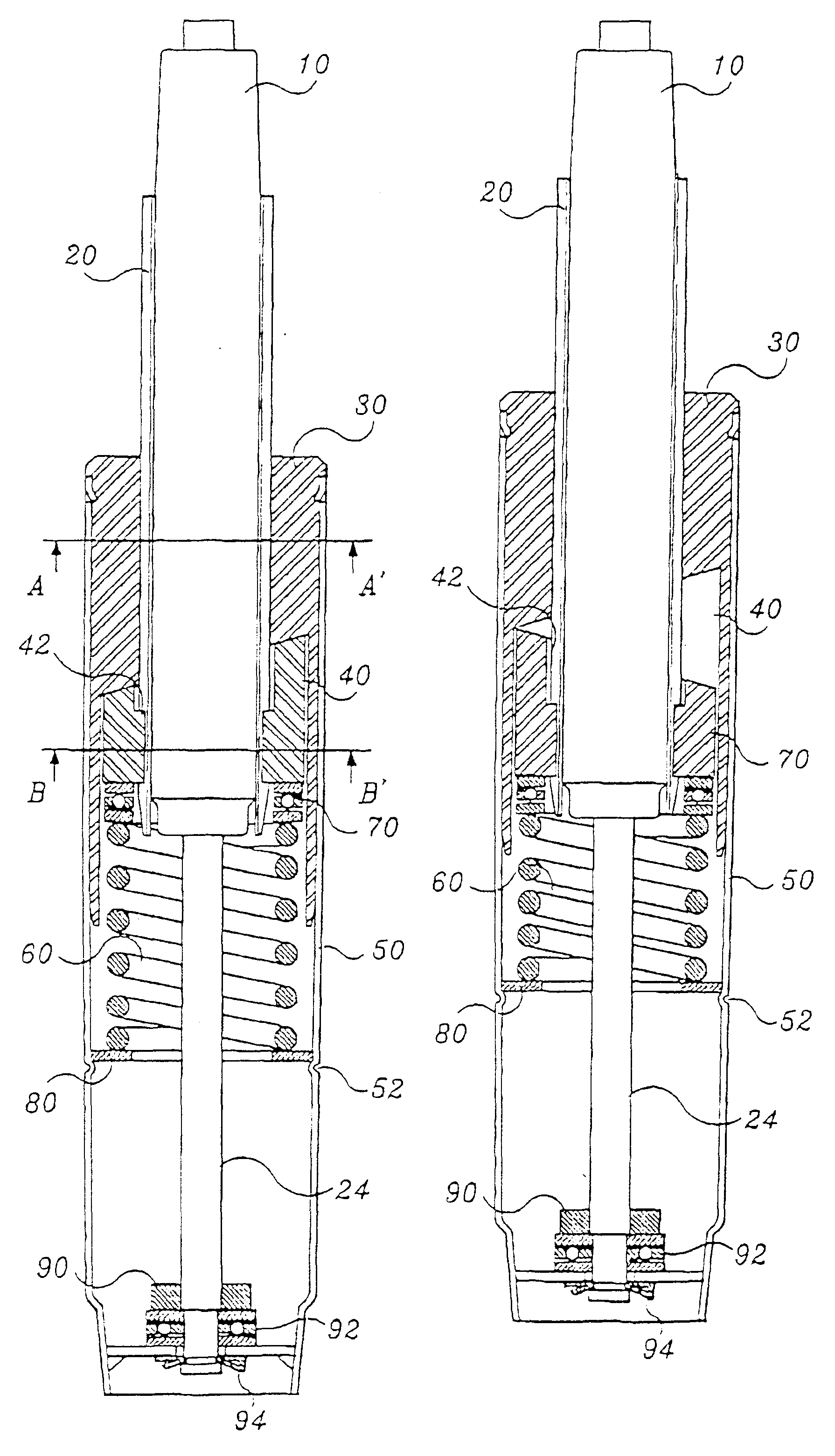 Auto-returning height-control assembly for a chair