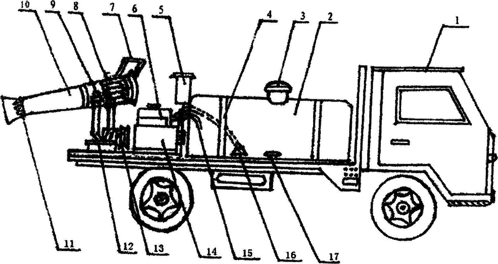 Wind delivery remote spray engine