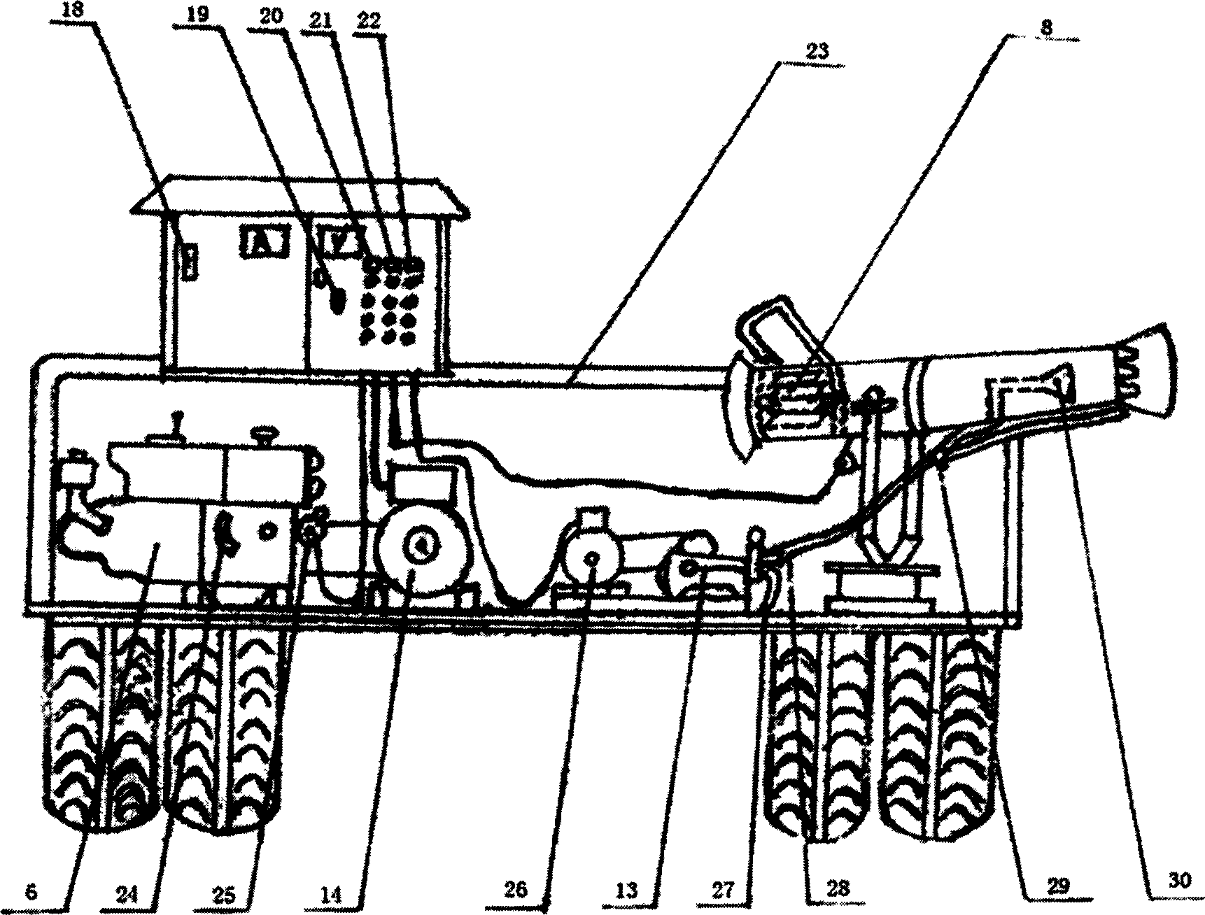 Wind delivery remote spray engine