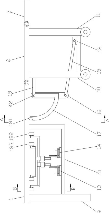 Multifunctional nursing bed based on angle control