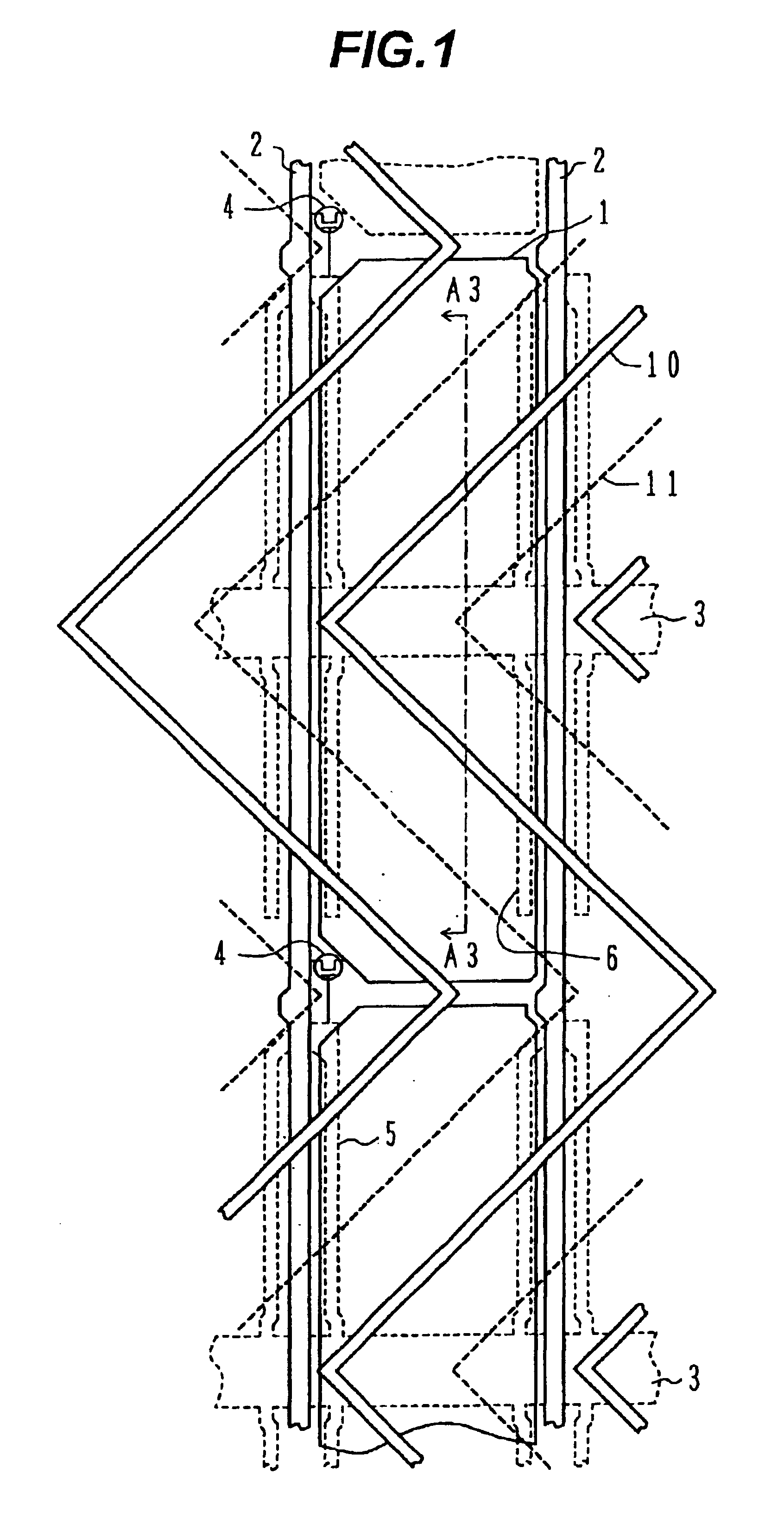 Multidomain vertically aligned liquid crystal display device