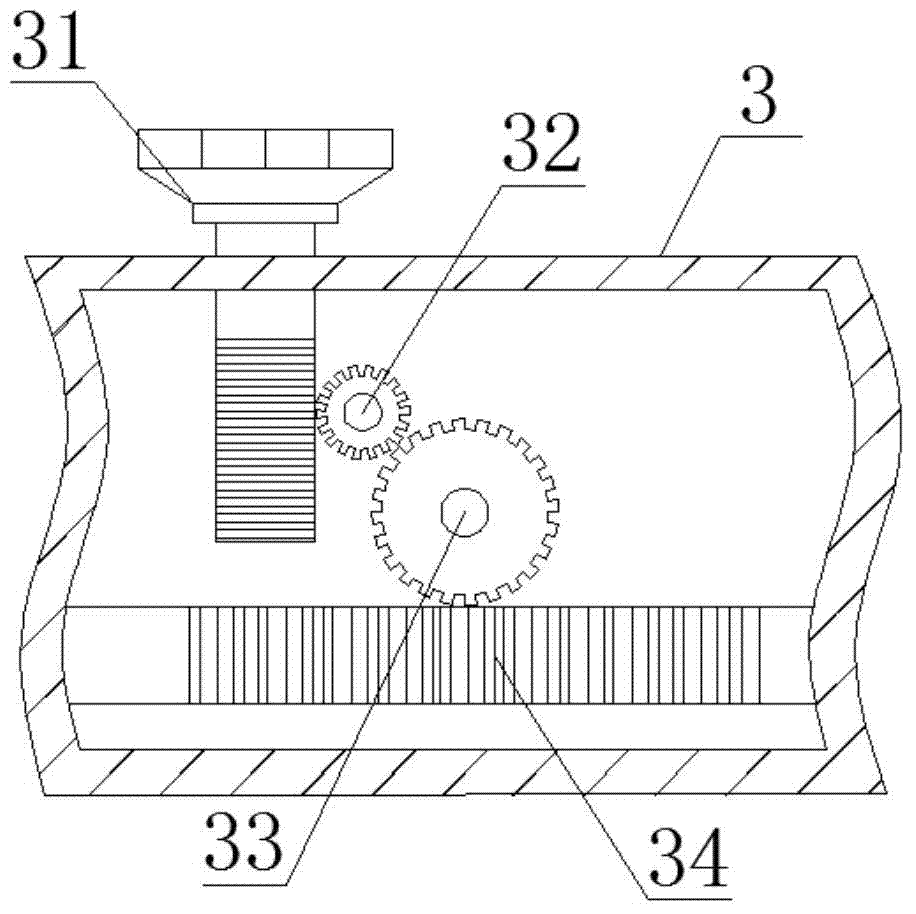 Inner and outer chamfering cutter head of end facing machine