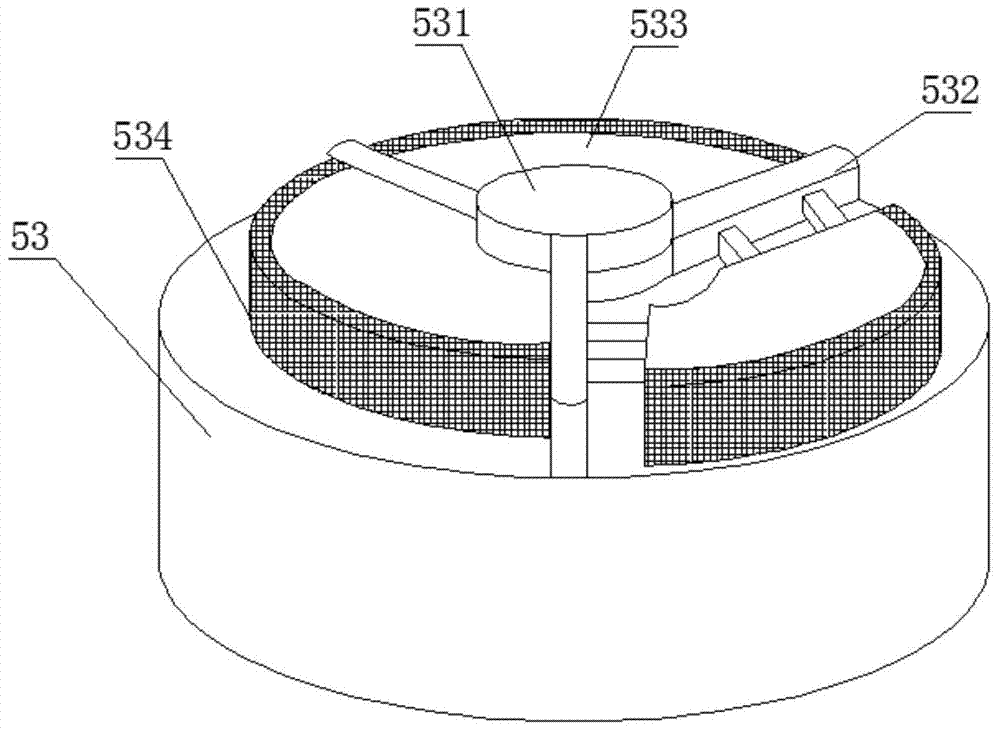 Inner and outer chamfering cutter head of end facing machine