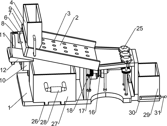 Particle size crushing and screening equipment for feed