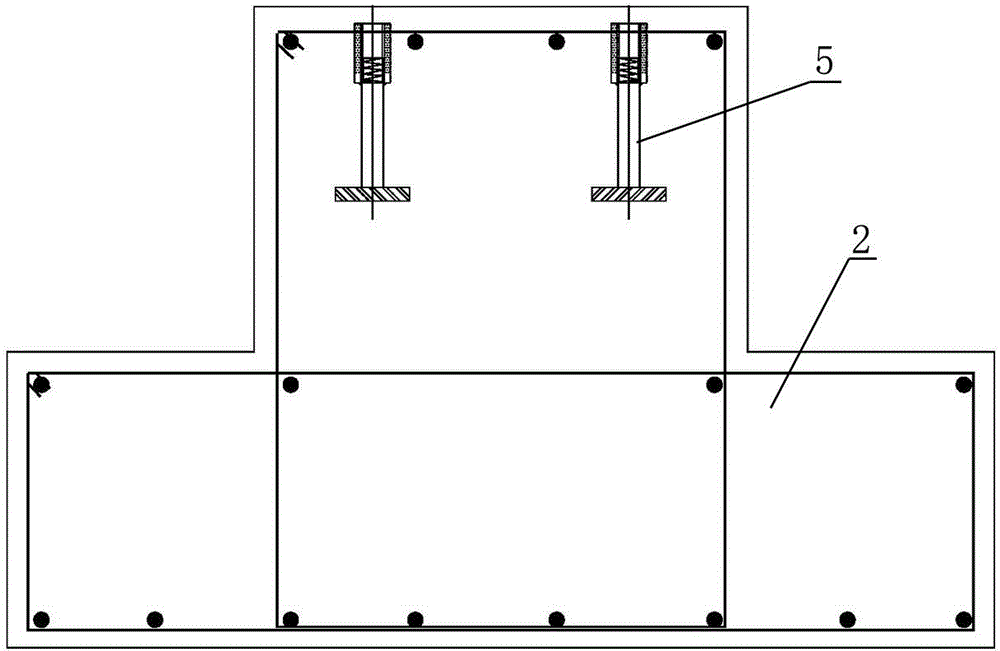 Structural system and construction method of bridge-type prefabricated reinforced concrete channel slab wear-resistant pavement