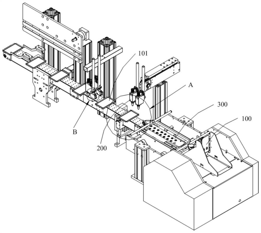 Packaging box blank production equipment