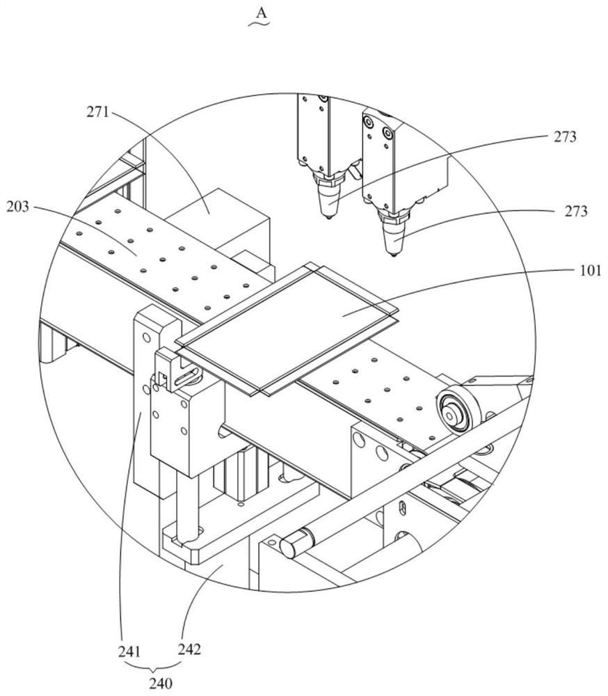 Packaging box blank production equipment