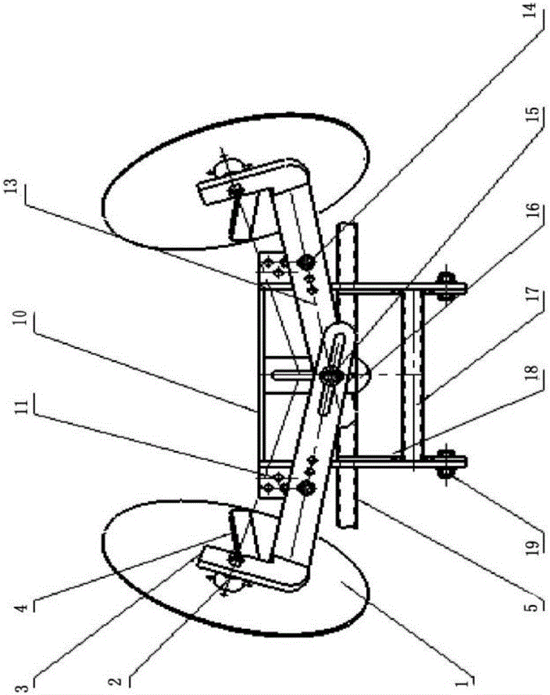 An adjustable disc ridge former