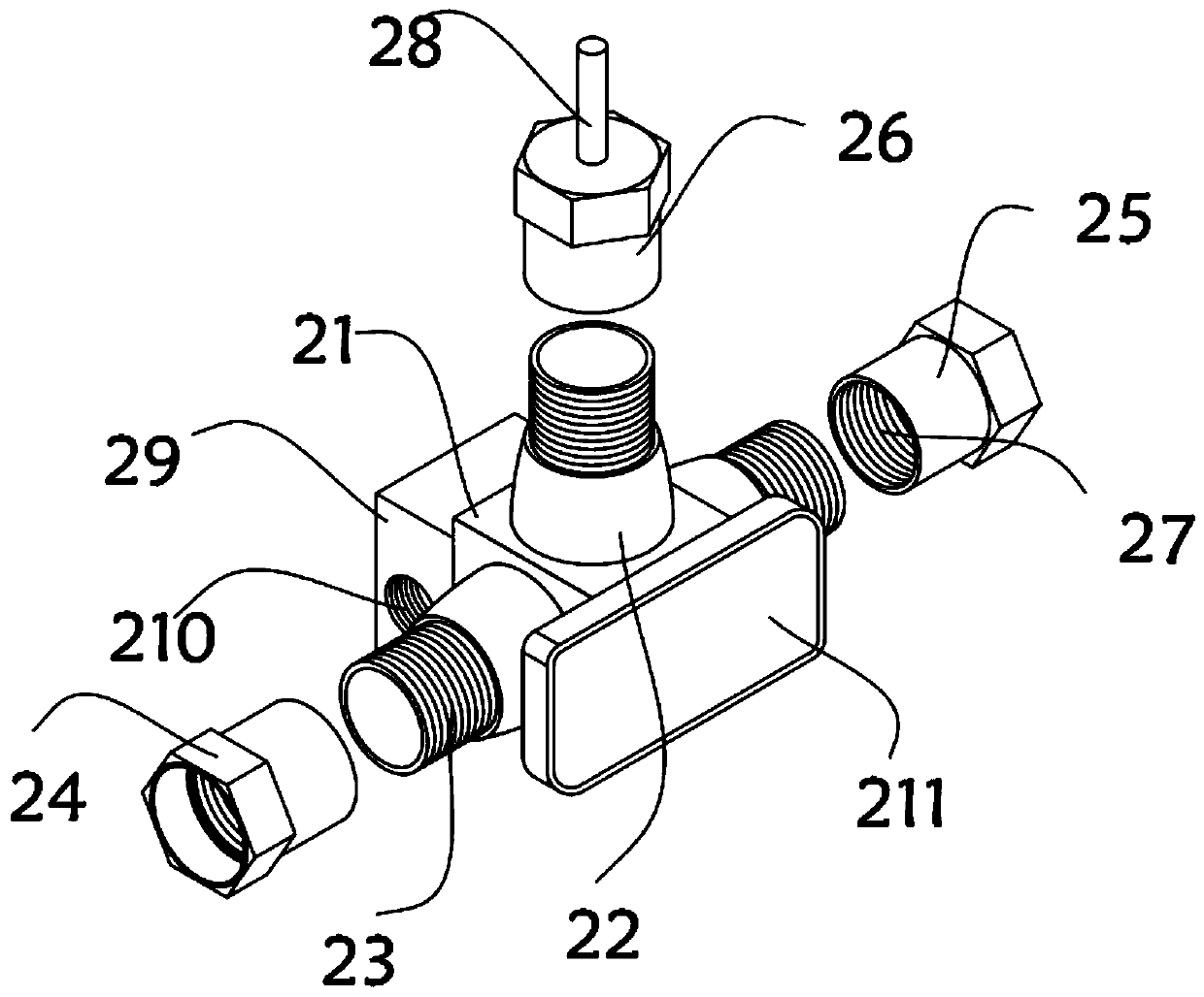 Automatic device for solving problem of unsmooth blood guide in blood purification