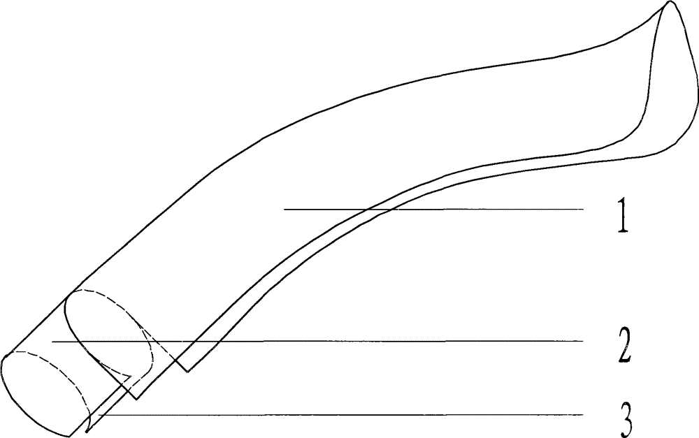 Diversion plate of solar water heater