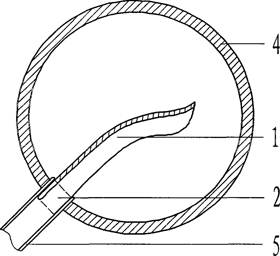 Diversion plate of solar water heater