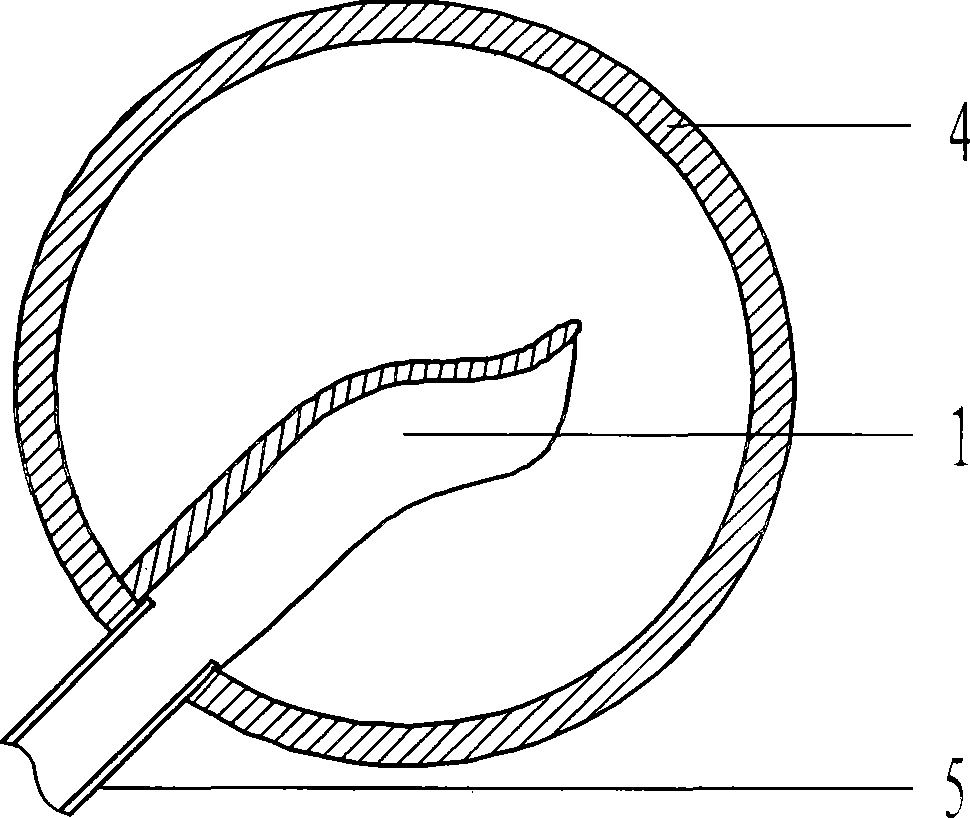 Diversion plate of solar water heater