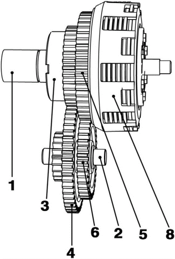 Multi-clutch gear-shifting system and using method thereof