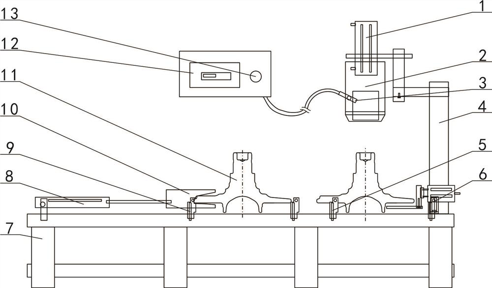 Detection method for quenched arbor wheel