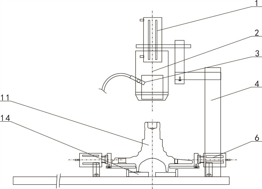 Detection method for quenched arbor wheel