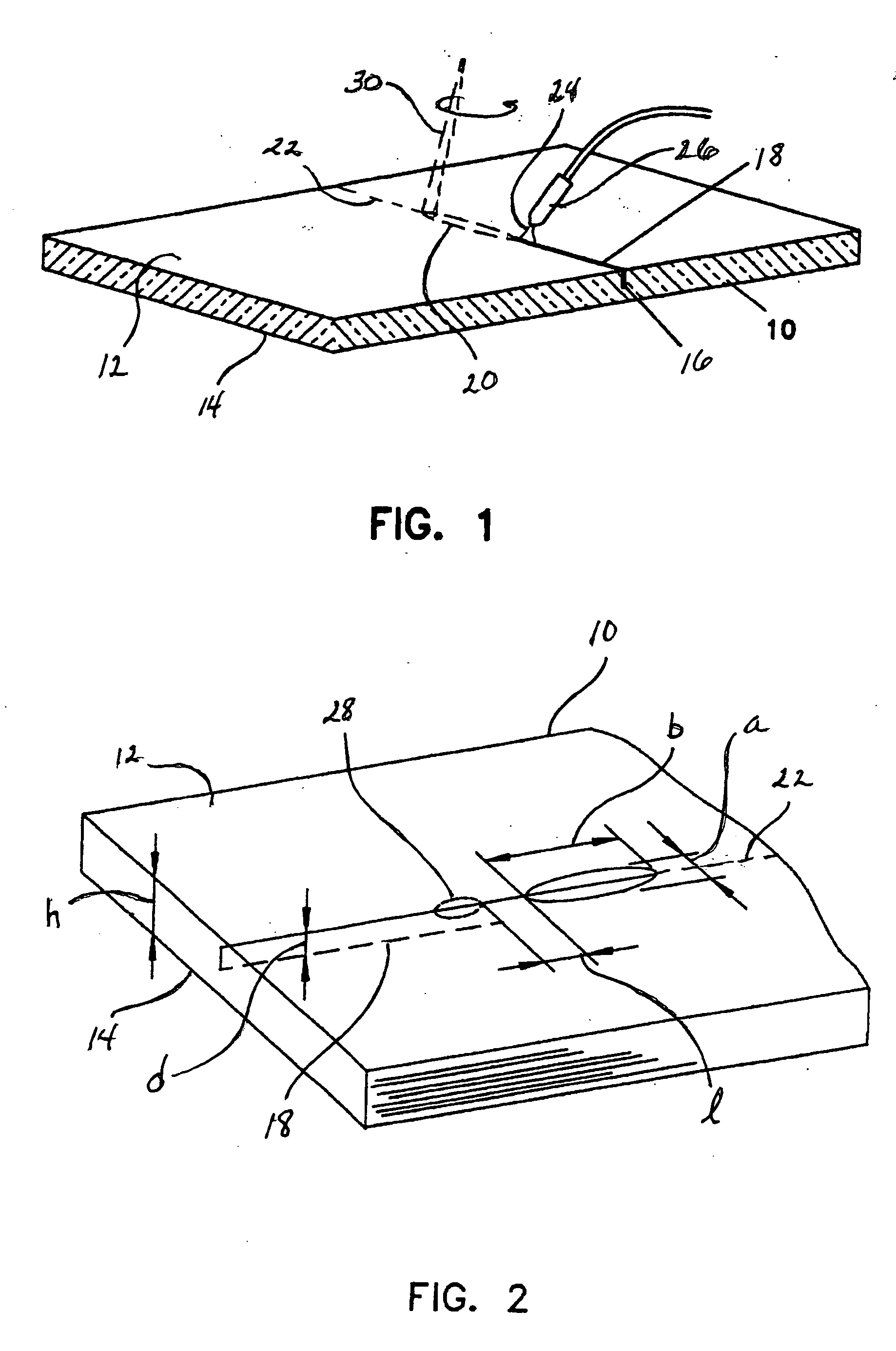 Process and apparatus for scoring a brittle material