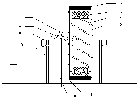 Scoop waterwheel water treatment device