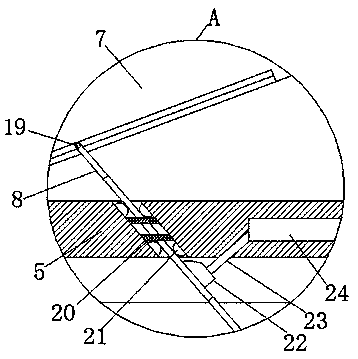 Welding device for cable breakage maintenance