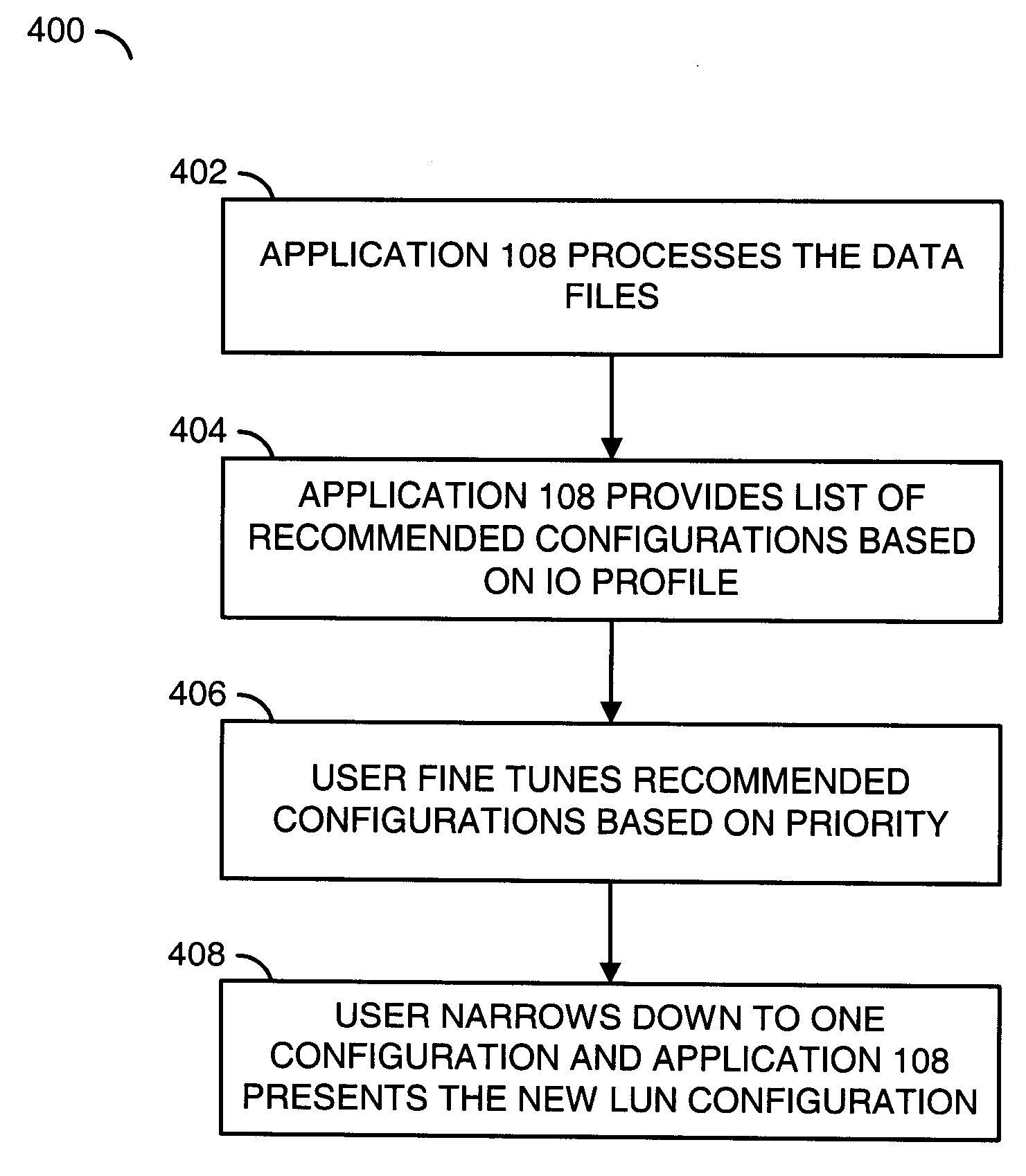 Application independent storage array performance optimizer