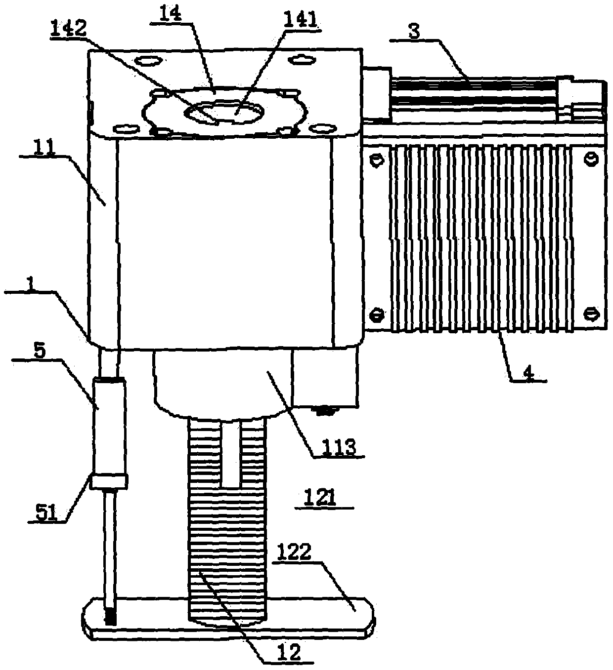 Battery reloading lifting platform and control method thereof