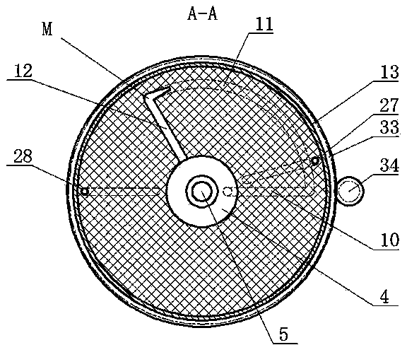 Rotary vacuum degassing device