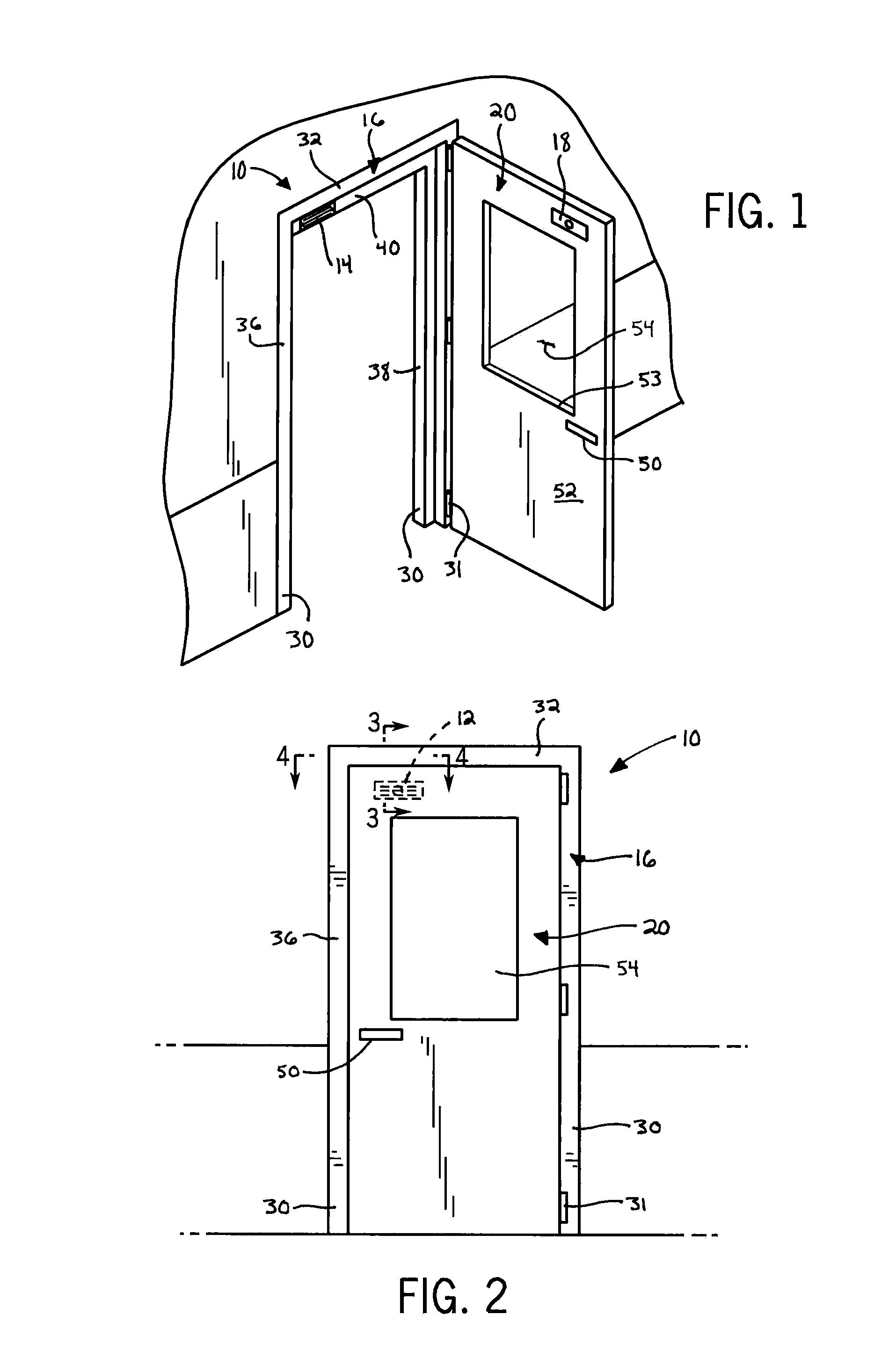 Doorway Having a Recessed Magnetic Lock