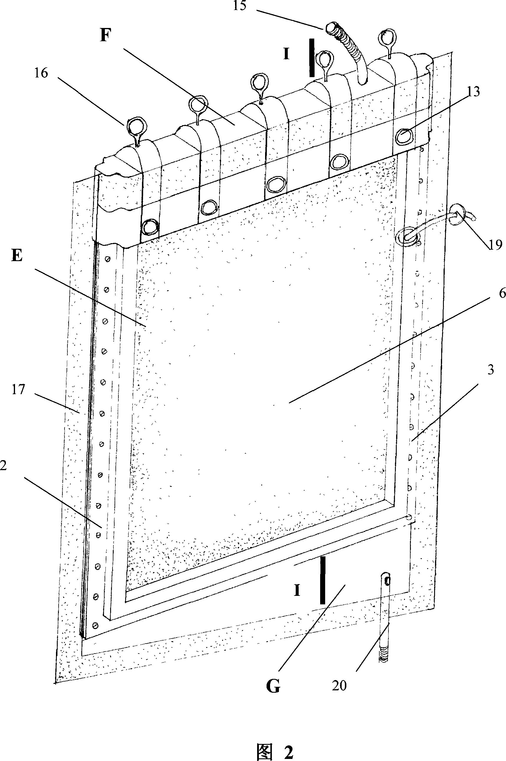 Curtain-shape anchoring culture bioreactor and method for culturing plant cell, tissue or organ using the same